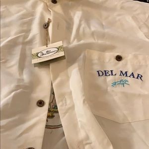 del mar button up